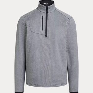 Ralph Lauren Light Gray Half-Zip Knit Pullover